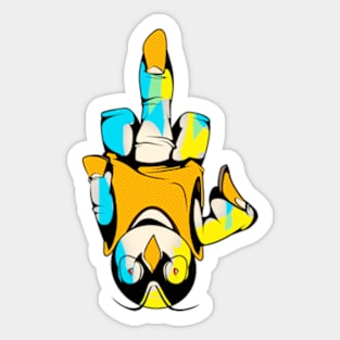 Penguin You in color Sticker